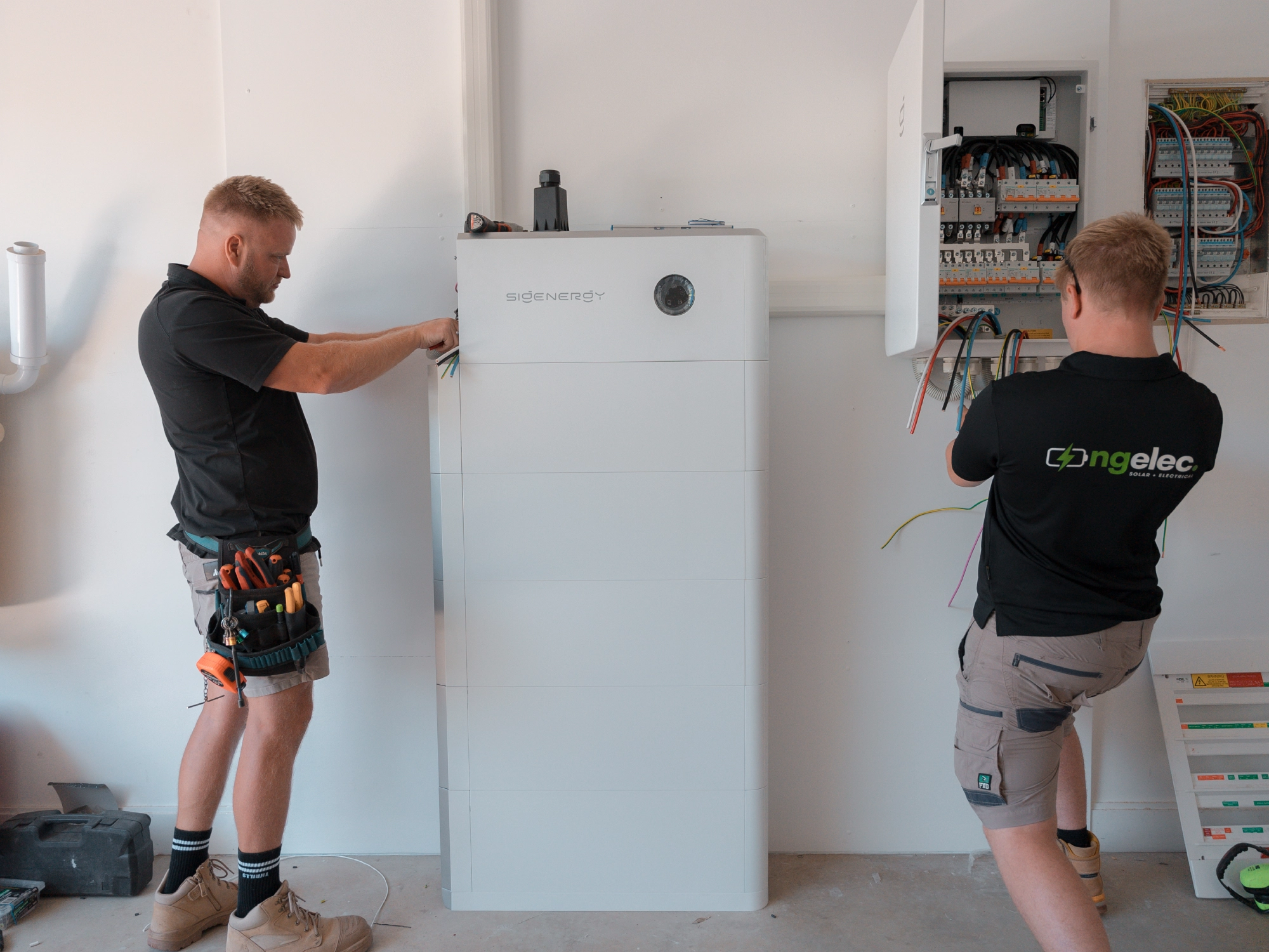 Sigenergy solar battery system installed by NG Elec